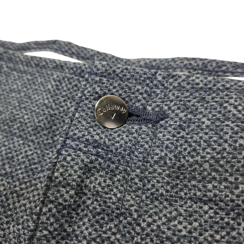 Callaway Golf Shorts Men’s Size 36 Textured Blue Gray Active Stretch Opti Dry